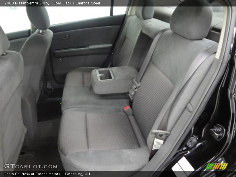 Super Black / Charcoal/Steel 2008 Nissan Sentra 2.0 S
