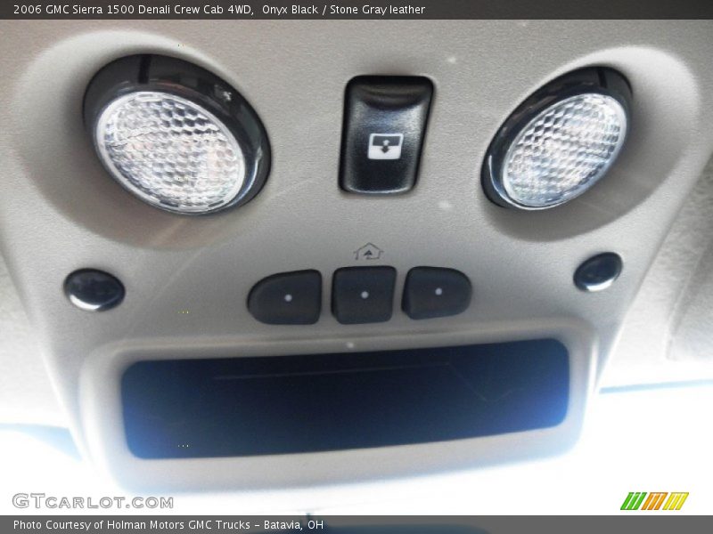 Onyx Black / Stone Gray leather 2006 GMC Sierra 1500 Denali Crew Cab 4WD