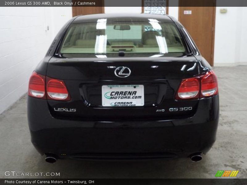 Black Onyx / Cashmere 2006 Lexus GS 300 AWD