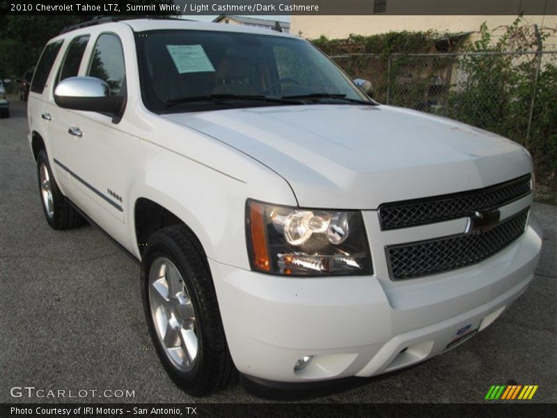 Summit White / Light Cashmere/Dark Cashmere 2010 Chevrolet Tahoe LTZ