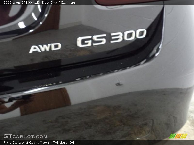 Black Onyx / Cashmere 2006 Lexus GS 300 AWD