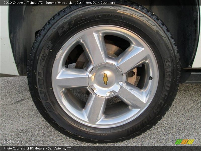 Summit White / Light Cashmere/Dark Cashmere 2010 Chevrolet Tahoe LTZ