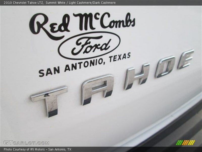 Summit White / Light Cashmere/Dark Cashmere 2010 Chevrolet Tahoe LTZ