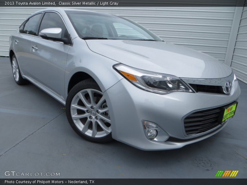 Classic Silver Metallic / Light Gray 2013 Toyota Avalon Limited