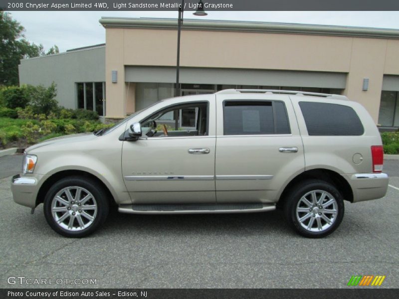 Light Sandstone Metallic / Light Graystone 2008 Chrysler Aspen Limited 4WD