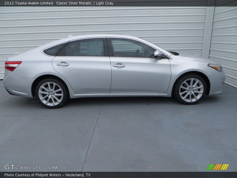 Classic Silver Metallic / Light Gray 2013 Toyota Avalon Limited