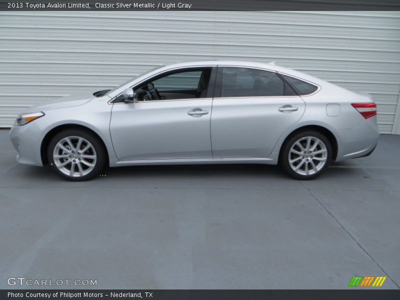 Classic Silver Metallic / Light Gray 2013 Toyota Avalon Limited