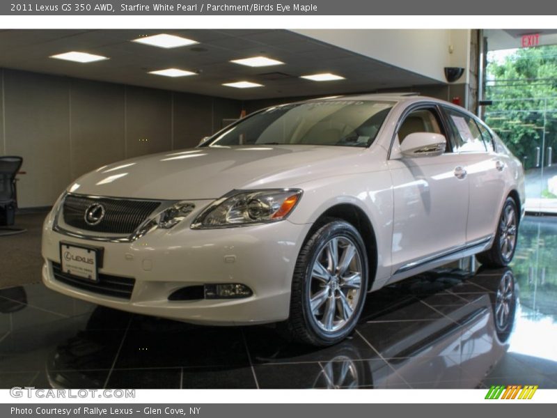 Starfire White Pearl / Parchment/Birds Eye Maple 2011 Lexus GS 350 AWD