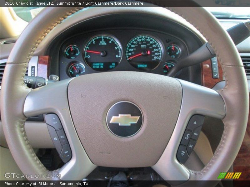 Summit White / Light Cashmere/Dark Cashmere 2010 Chevrolet Tahoe LTZ