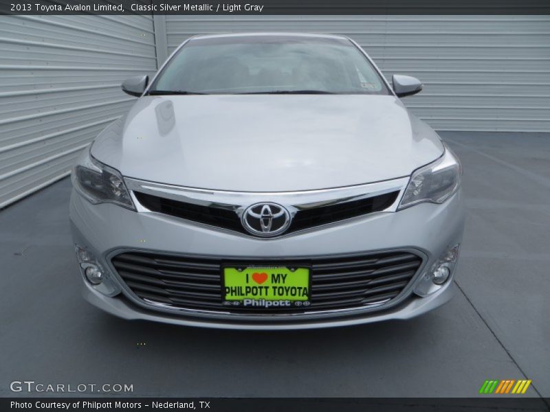 Classic Silver Metallic / Light Gray 2013 Toyota Avalon Limited