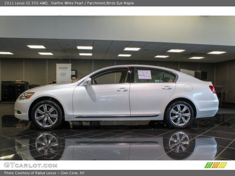 Starfire White Pearl / Parchment/Birds Eye Maple 2011 Lexus GS 350 AWD
