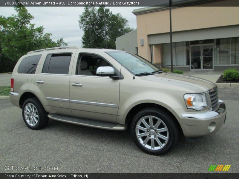 Light Sandstone Metallic / Light Graystone 2008 Chrysler Aspen Limited 4WD