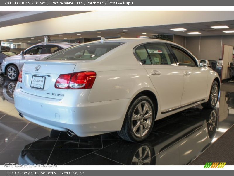 Starfire White Pearl / Parchment/Birds Eye Maple 2011 Lexus GS 350 AWD