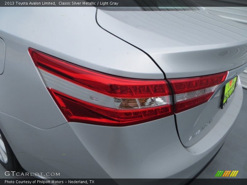 Classic Silver Metallic / Light Gray 2013 Toyota Avalon Limited
