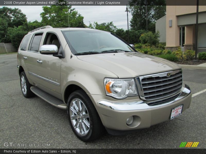 Light Sandstone Metallic / Light Graystone 2008 Chrysler Aspen Limited 4WD