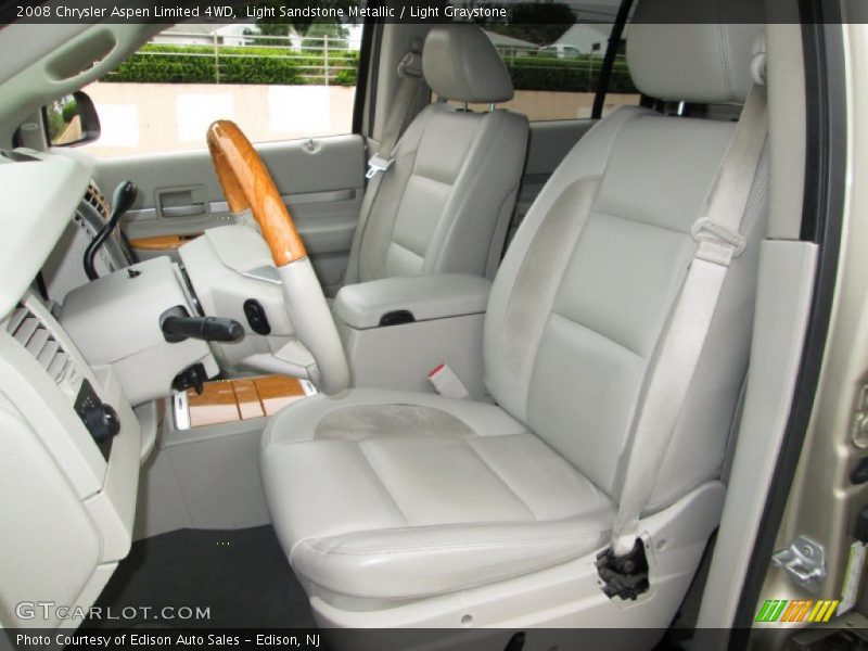 Light Sandstone Metallic / Light Graystone 2008 Chrysler Aspen Limited 4WD