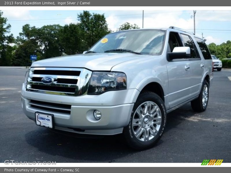 Ingot Silver / Camel 2013 Ford Expedition Limited