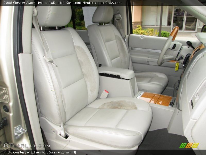 Light Sandstone Metallic / Light Graystone 2008 Chrysler Aspen Limited 4WD