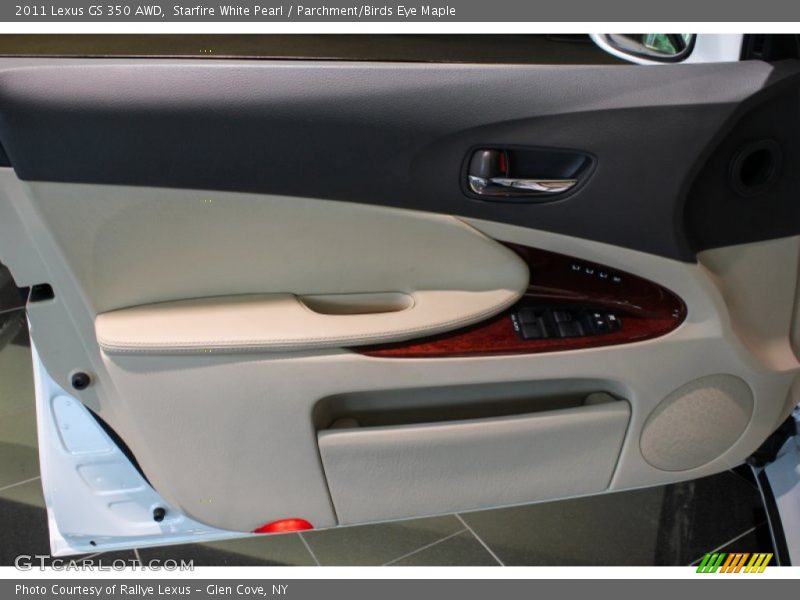 Starfire White Pearl / Parchment/Birds Eye Maple 2011 Lexus GS 350 AWD