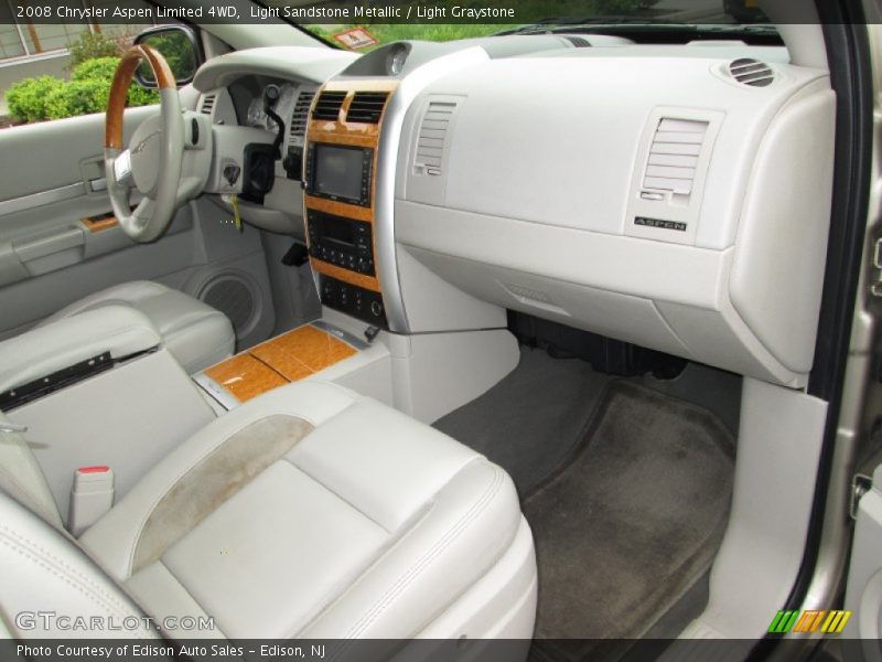 Light Sandstone Metallic / Light Graystone 2008 Chrysler Aspen Limited 4WD