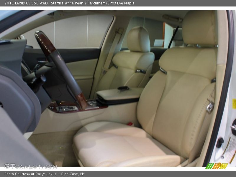 Starfire White Pearl / Parchment/Birds Eye Maple 2011 Lexus GS 350 AWD