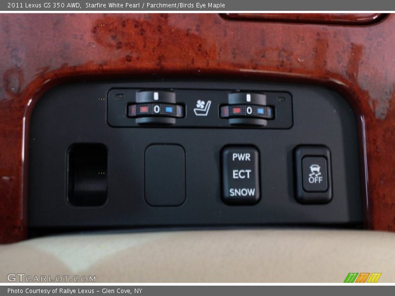 Starfire White Pearl / Parchment/Birds Eye Maple 2011 Lexus GS 350 AWD