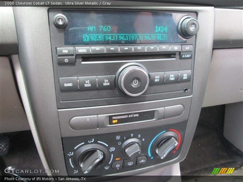Ultra Silver Metallic / Gray 2008 Chevrolet Cobalt LT Sedan