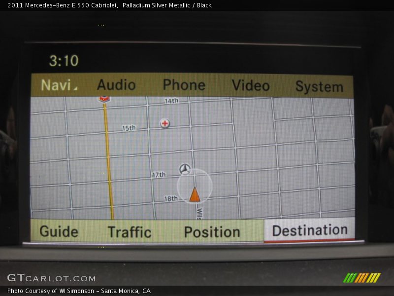 Palladium Silver Metallic / Black 2011 Mercedes-Benz E 550 Cabriolet