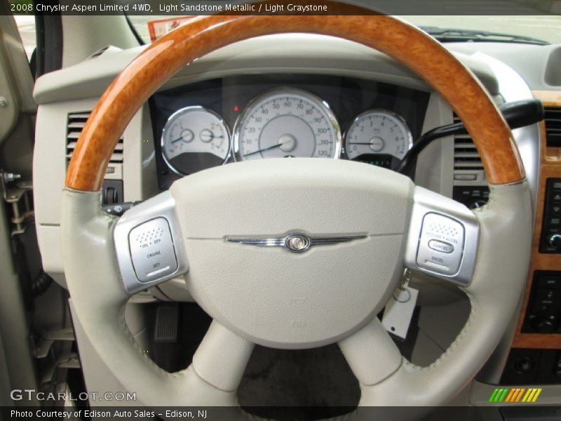 Light Sandstone Metallic / Light Graystone 2008 Chrysler Aspen Limited 4WD