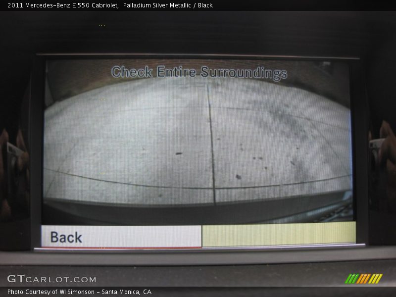 Palladium Silver Metallic / Black 2011 Mercedes-Benz E 550 Cabriolet