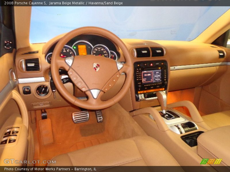 Jarama Beige Metallic / Havanna/Sand Beige 2008 Porsche Cayenne S