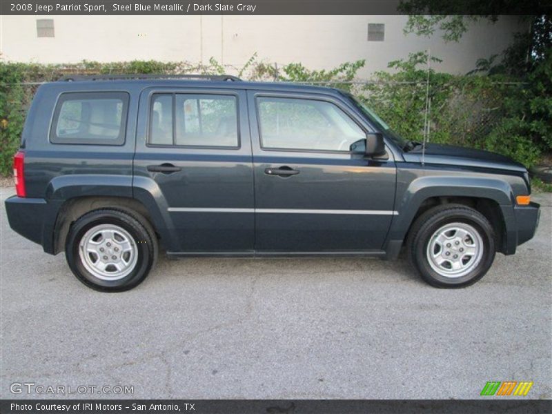 Steel Blue Metallic / Dark Slate Gray 2008 Jeep Patriot Sport