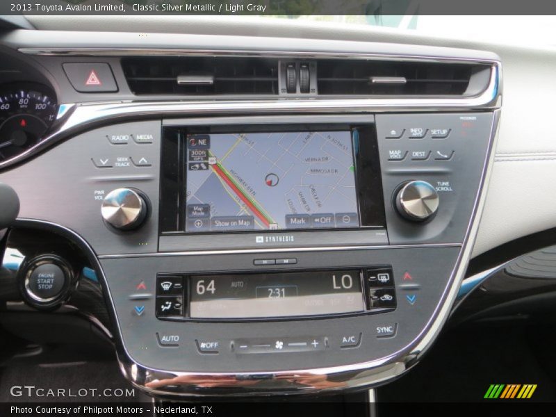 Classic Silver Metallic / Light Gray 2013 Toyota Avalon Limited
