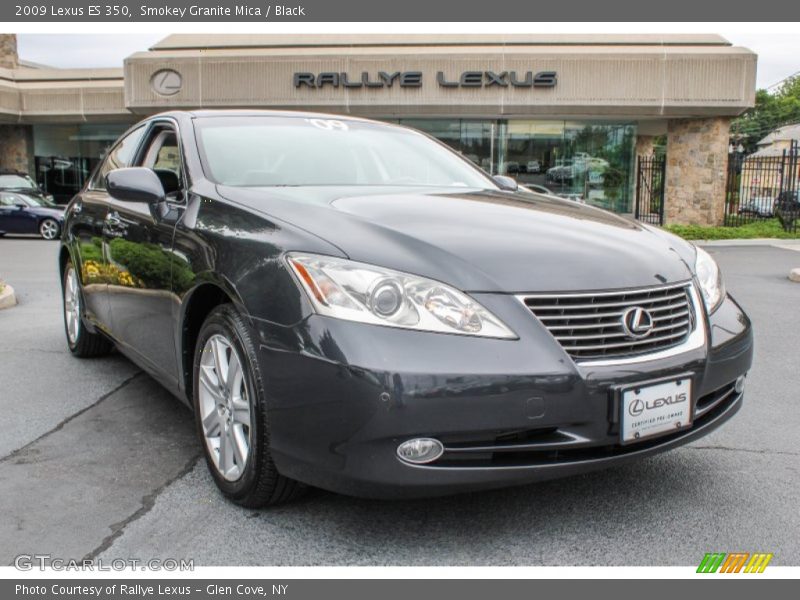 Smokey Granite Mica / Black 2009 Lexus ES 350