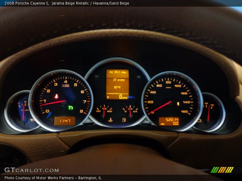 Jarama Beige Metallic / Havanna/Sand Beige 2008 Porsche Cayenne S
