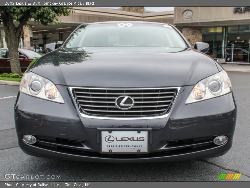 Smokey Granite Mica / Black 2009 Lexus ES 350