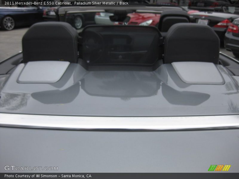 Palladium Silver Metallic / Black 2011 Mercedes-Benz E 550 Cabriolet