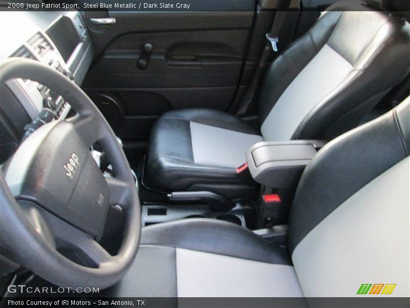 Steel Blue Metallic / Dark Slate Gray 2008 Jeep Patriot Sport
