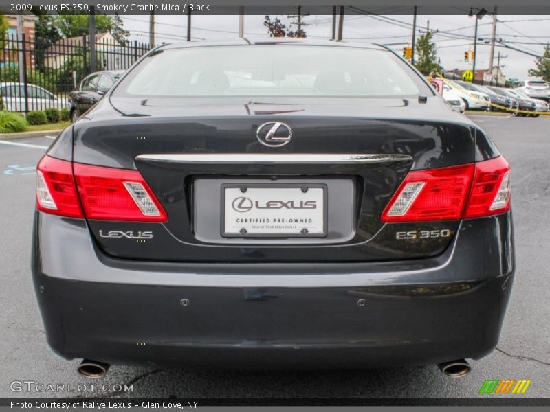 Smokey Granite Mica / Black 2009 Lexus ES 350