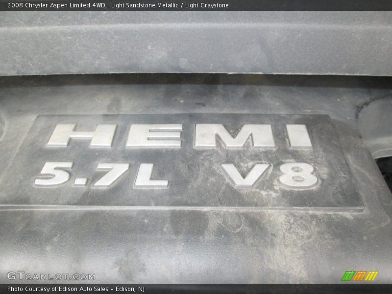 Light Sandstone Metallic / Light Graystone 2008 Chrysler Aspen Limited 4WD