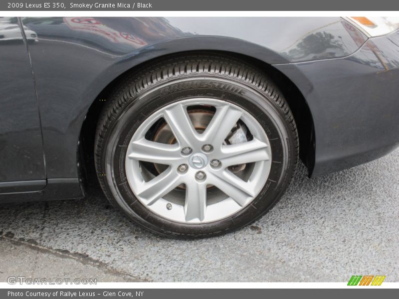 Smokey Granite Mica / Black 2009 Lexus ES 350