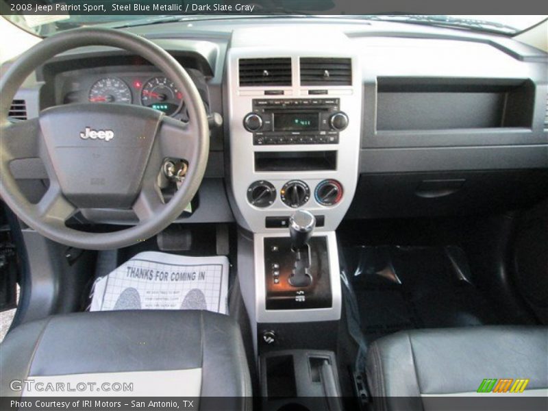 Steel Blue Metallic / Dark Slate Gray 2008 Jeep Patriot Sport