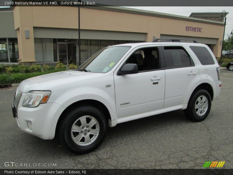 Oxford White / Black 2008 Mercury Mariner V6 4WD