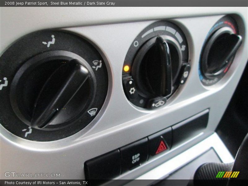 Steel Blue Metallic / Dark Slate Gray 2008 Jeep Patriot Sport
