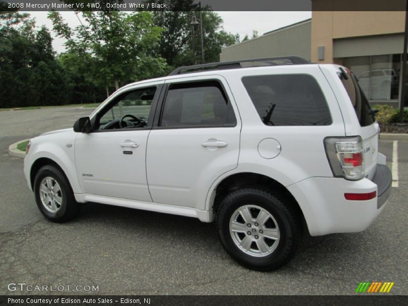 Oxford White / Black 2008 Mercury Mariner V6 4WD