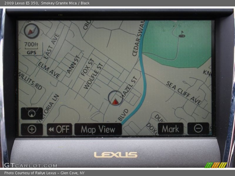 Smokey Granite Mica / Black 2009 Lexus ES 350