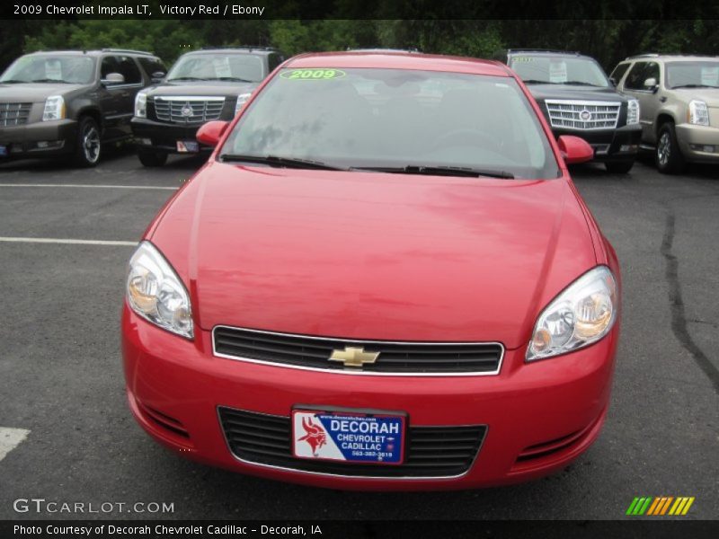 Victory Red / Ebony 2009 Chevrolet Impala LT