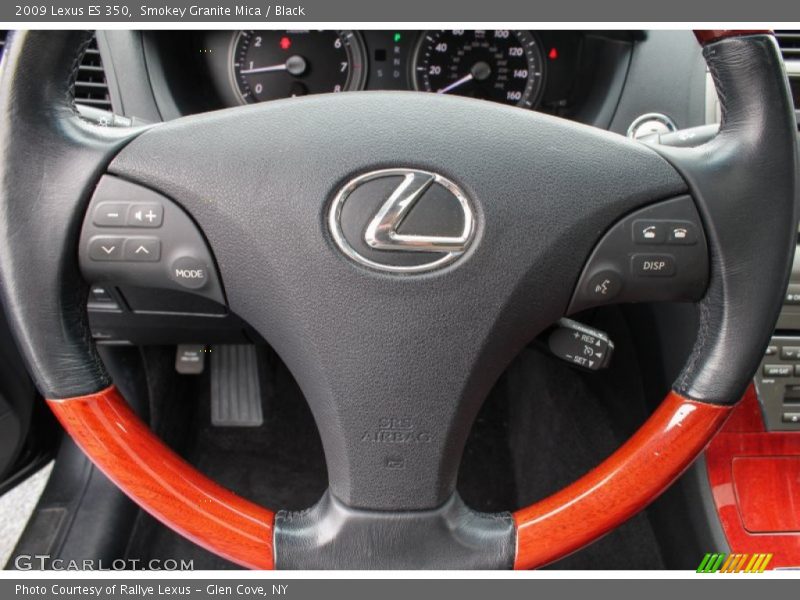 Smokey Granite Mica / Black 2009 Lexus ES 350