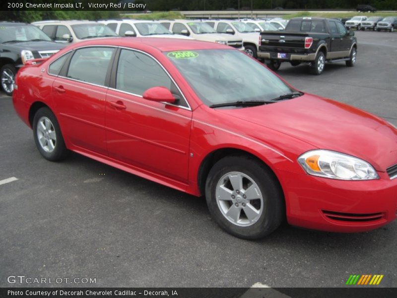 Victory Red / Ebony 2009 Chevrolet Impala LT