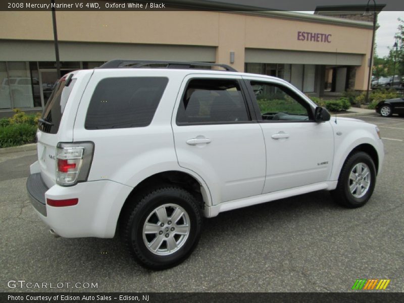 Oxford White / Black 2008 Mercury Mariner V6 4WD